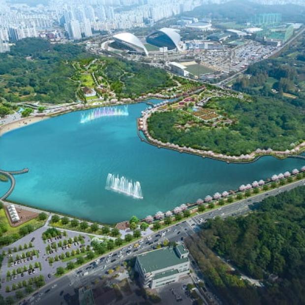 전국 1호 국가도시공원 유력 ‘중앙공원 롯데캐슬 시그니처’ 눈길